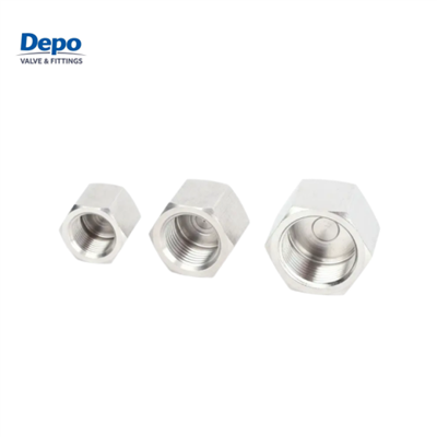 304 سداسية من الفولاذ المقاوم للصدأ رئيس محول القابس 1/2 "NPT موضوع مزورة مصقول تجهيزات أنابيب مسدس